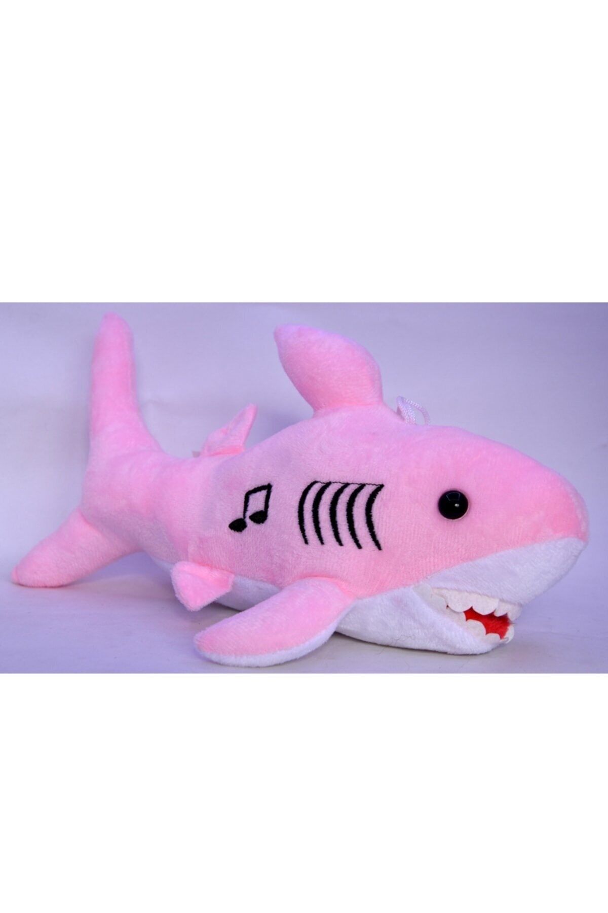PELUŞ BABY SHARK KÖPEK BALIĞI 30 CM MÜZİKLİ SESLİ PEMBE MAVİ GRİ SOFT OYUNCAK