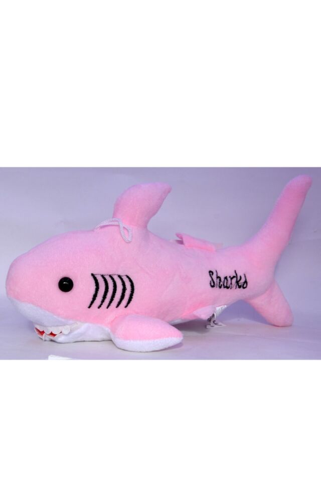 PELUŞ BABY SHARK KÖPEK BALIĞI 30 CM MÜZİKLİ SESLİ PEMBE MAVİ GRİ SOFT OYUNCAK