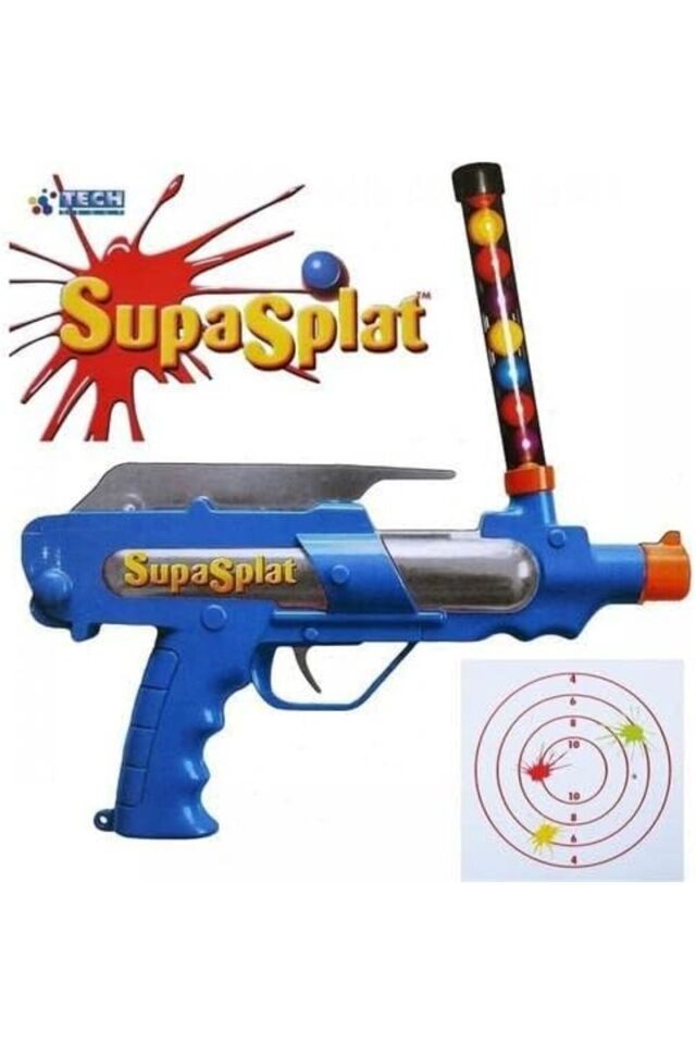 SOLE Supasplat Paintball Tabancası, Gözlük ve Boya Mermileri ile...