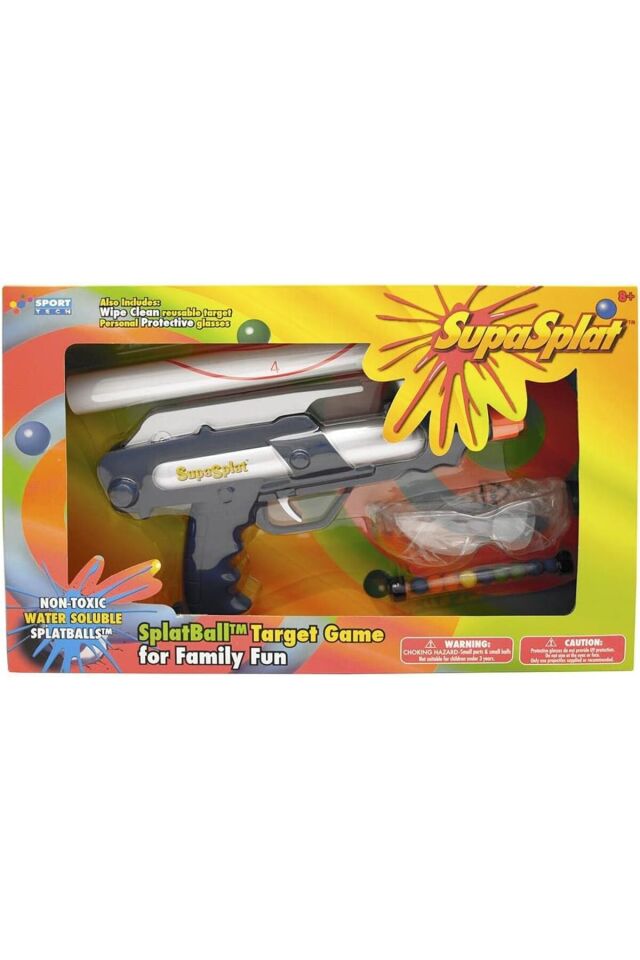 SOLE Supasplat Paintball Tabancası, Gözlük ve Boya Mermileri ile...