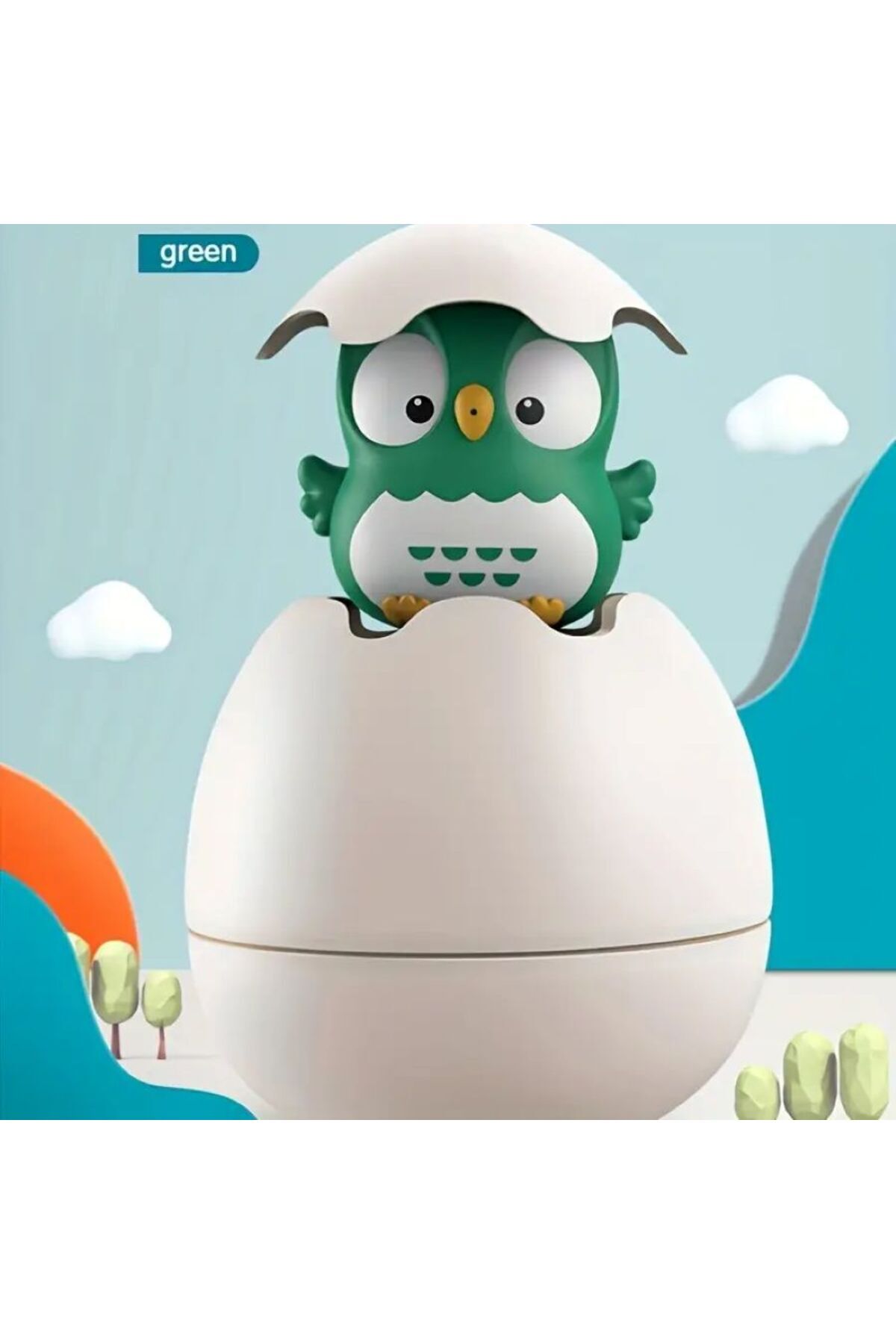 Su seven yumurtalar banyo oyuncakları hayvan figürlü baykuş civciv havuz deniz su oyuncakları renkli