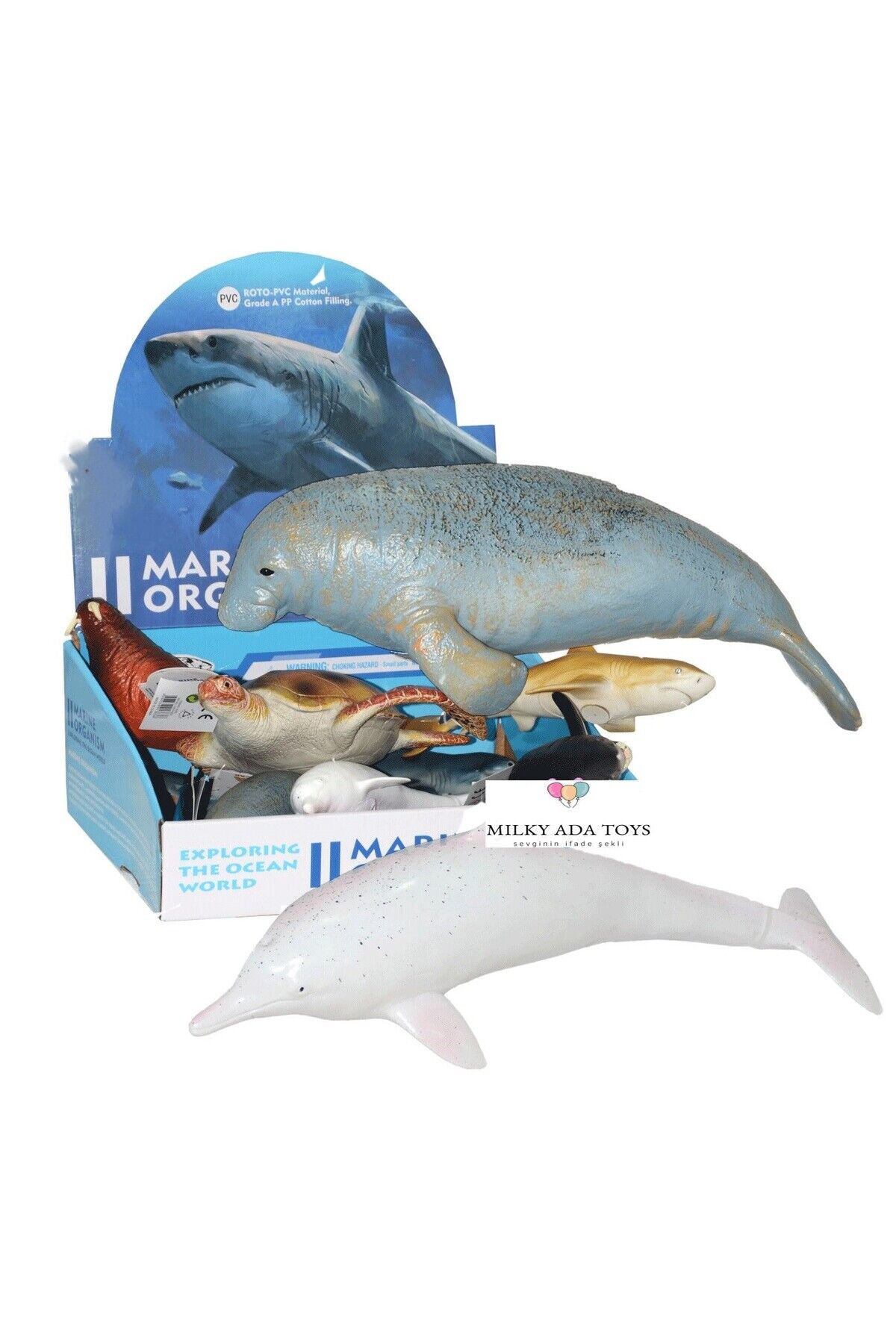 DENİZ ASLANI PVC 20 CM ESNEK YUMUŞAK BÜKÜLEBİLİR DENİZ HAYVANLARI FOK 20 CM