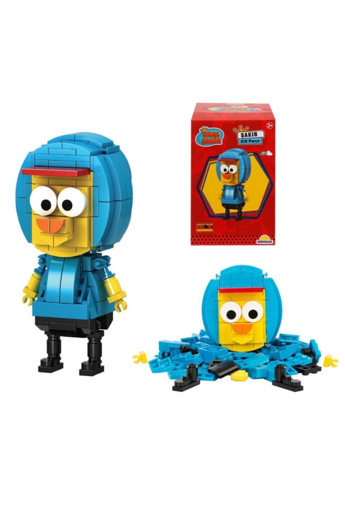 218 Parça Kral Şakir Figür Mini Lego Seti - Yubi Oyuncak