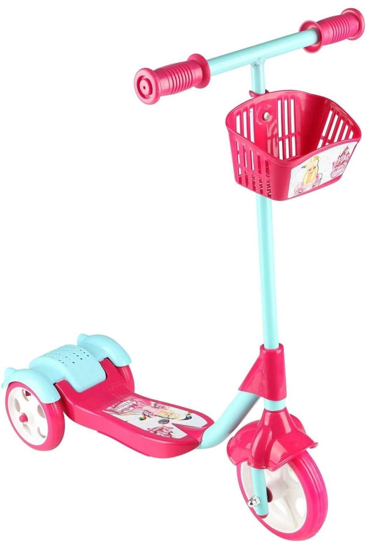 NELLİE PRENSES MODEL 3 TEKERLEKLİ SCOOTER FRENLİ SEPETLİ YÜKSEKLİK AYARLI