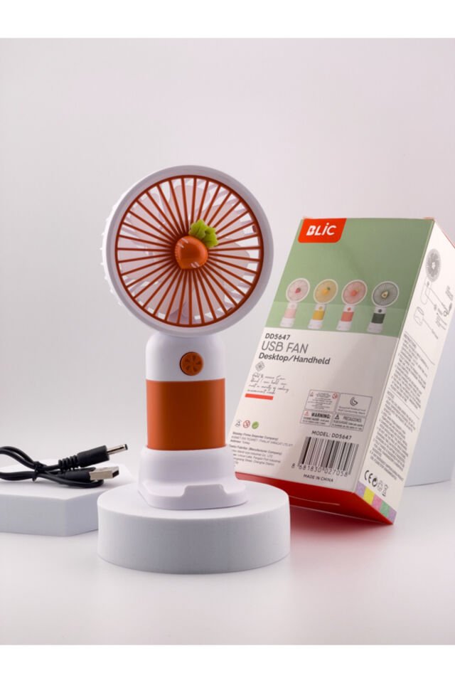 USB FAN HANDHELD/DESKTOP ELDE VE MASADA KULLANMAYA UYGUN TELEFON TUTUCULU