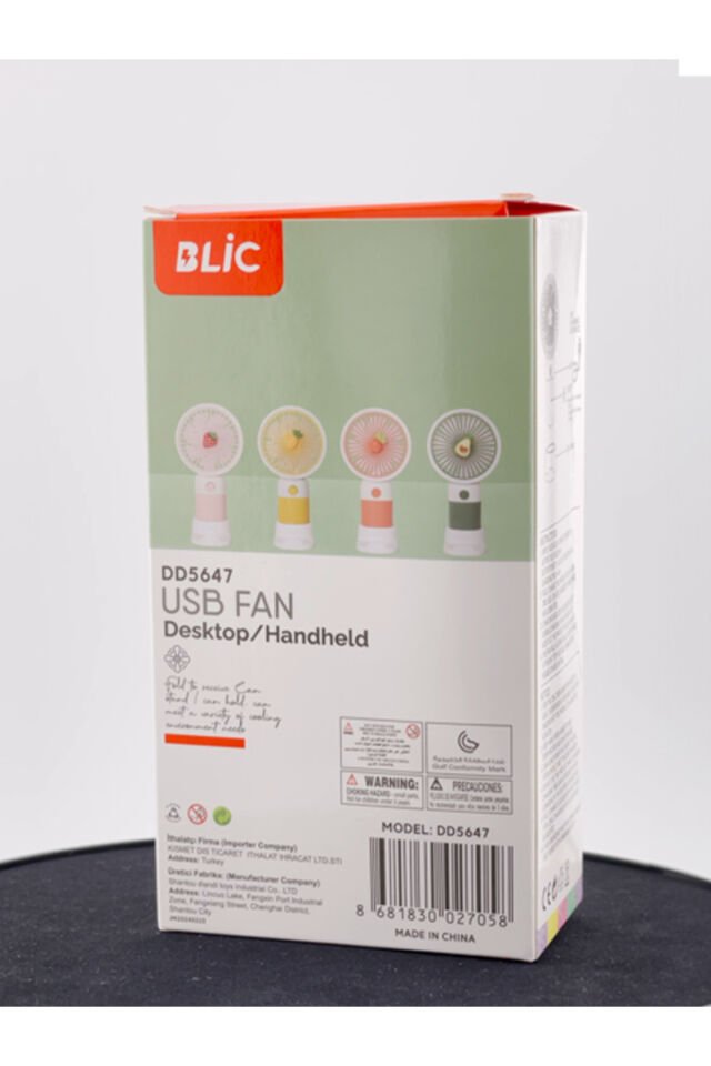 USB FAN HANDHELD/DESKTOP ELDE VE MASADA KULLANMAYA UYGUN TELEFON TUTUCULU