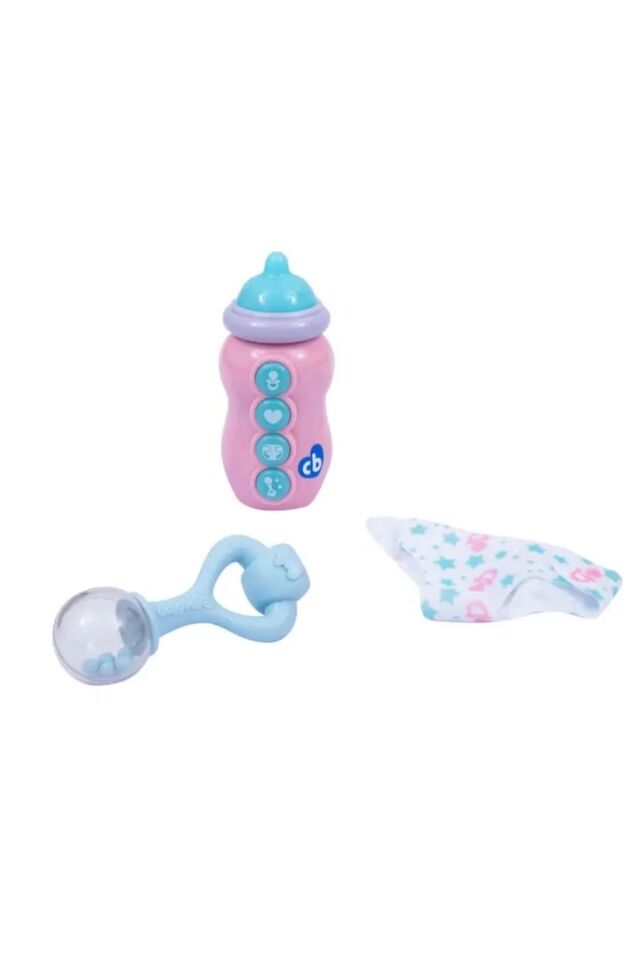 CİCİOBELLO BABY MONITOR 30 CM  4 FONKSİYONLU IŞIKLI SESLİ BİBERON OYUNU BEBEK