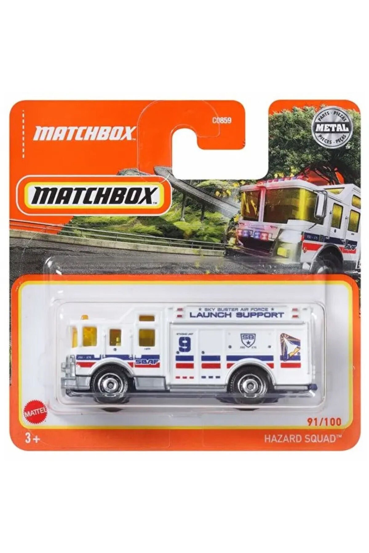 MATCHBOX HAZARD SQUAD METAL TEKLİ ARAÇ