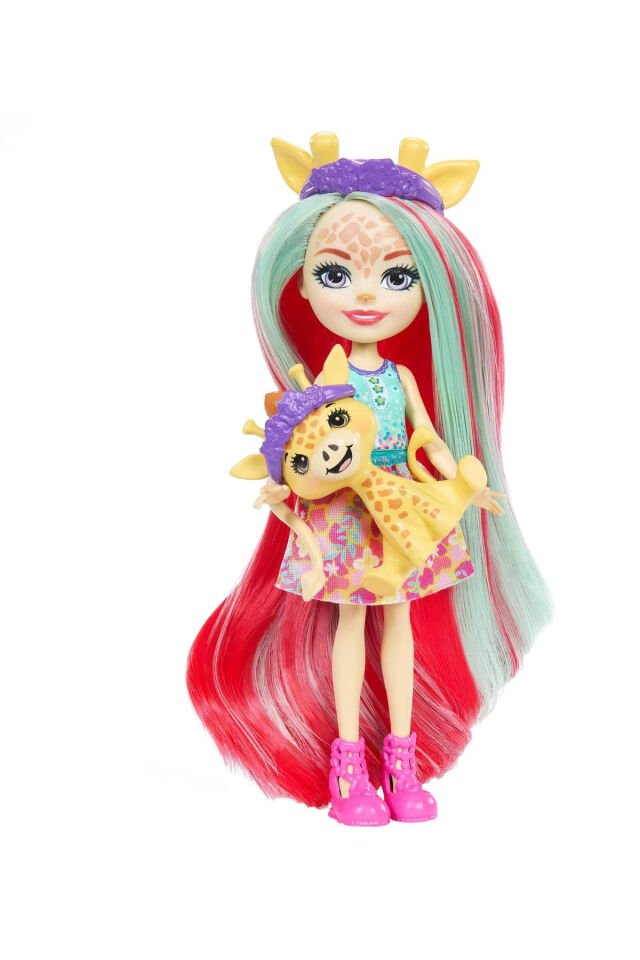 ENCHANTİMALS GLAM PARTY GİLLİAN GİRAFFE VE PAVL GİLLİAN ZÜRAFA VE PAVL KARAKTER SET