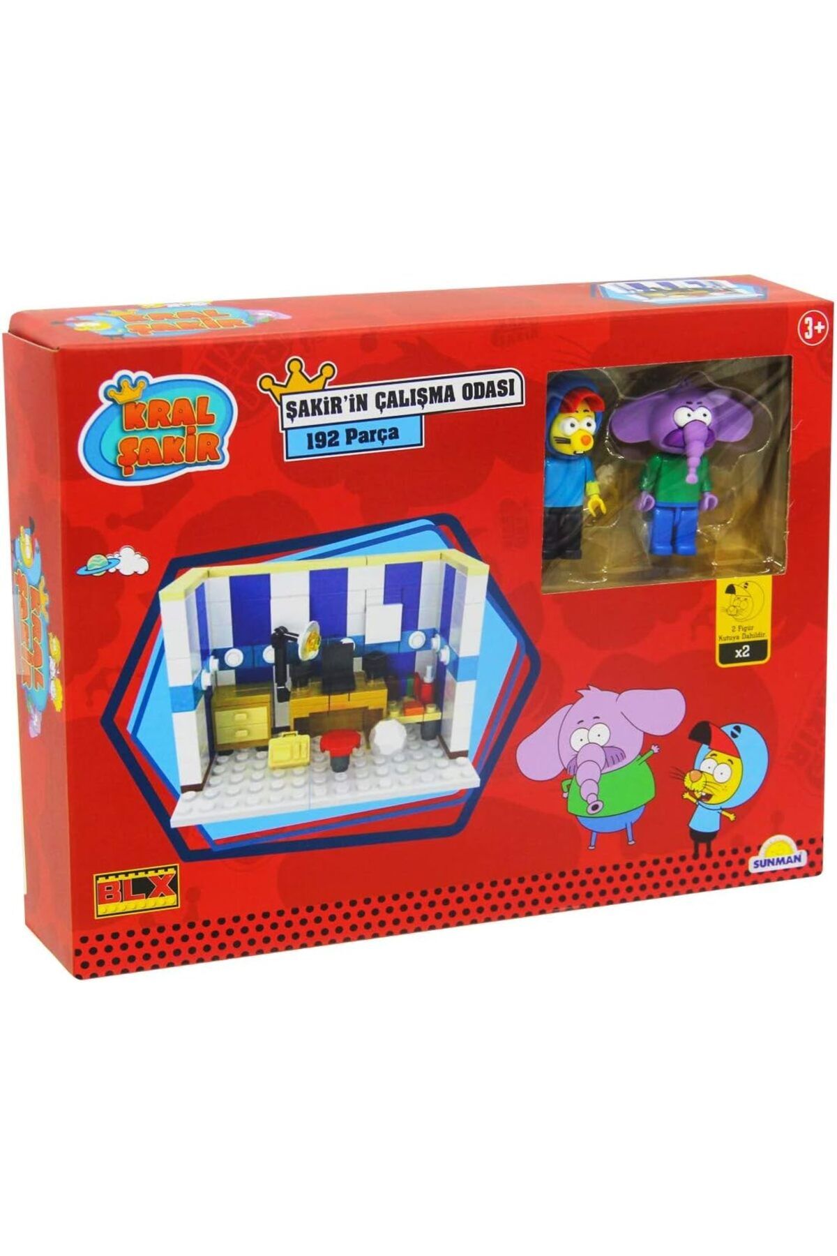 KRAL ŞAKİR ŞAKİR'İN ÇALIŞMA ODASI 192 PARÇA Yapı Oyuncak OYUN SETİ