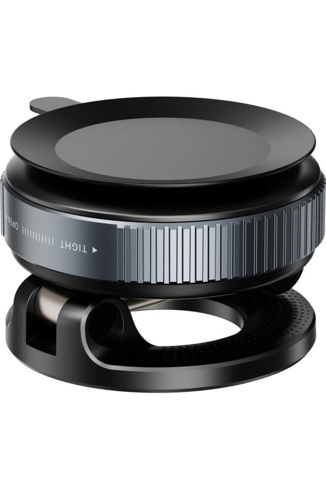 Ultra Vakum Gücü 360° Araç İçi Telefon Tutucu Pürüzsüz her yüzey için uygundur. siyah 6x6x4 cm K007