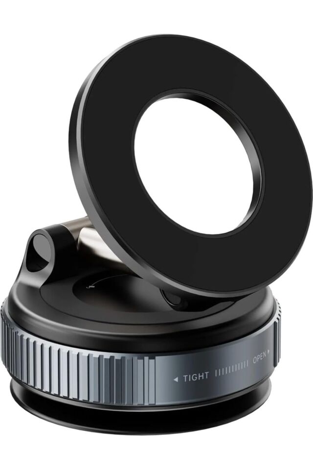 Ultra Vakum Gücü 360° Araç İçi Telefon Tutucu Pürüzsüz her yüzey için uygundur. siyah 6x6x4 cm K007