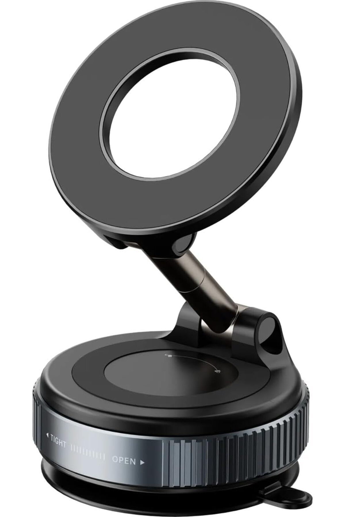 Ultra Vakum Gücü 360° Araç İçi Telefon Tutucu Pürüzsüz her yüzey için uygundur. siyah 6x6x4 cm K007