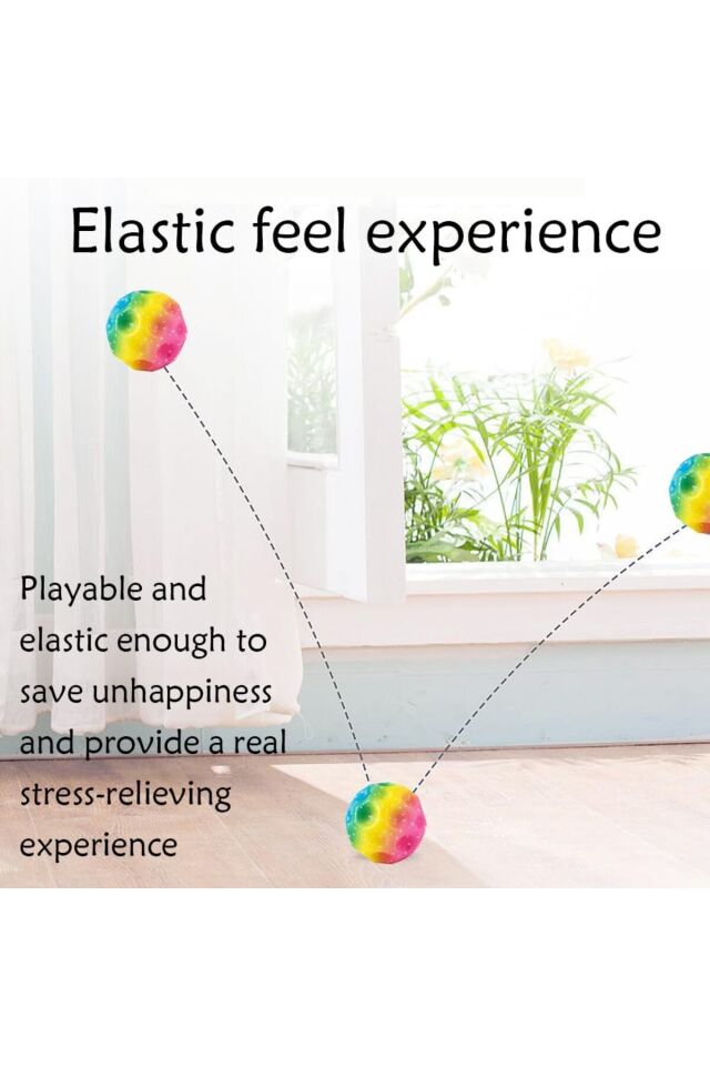 MİLKY ADA TOYS Bouncing Topu, kauçuktan zıplayan toplar, süper yüksek sıçrama Space Ball, Moon Ball