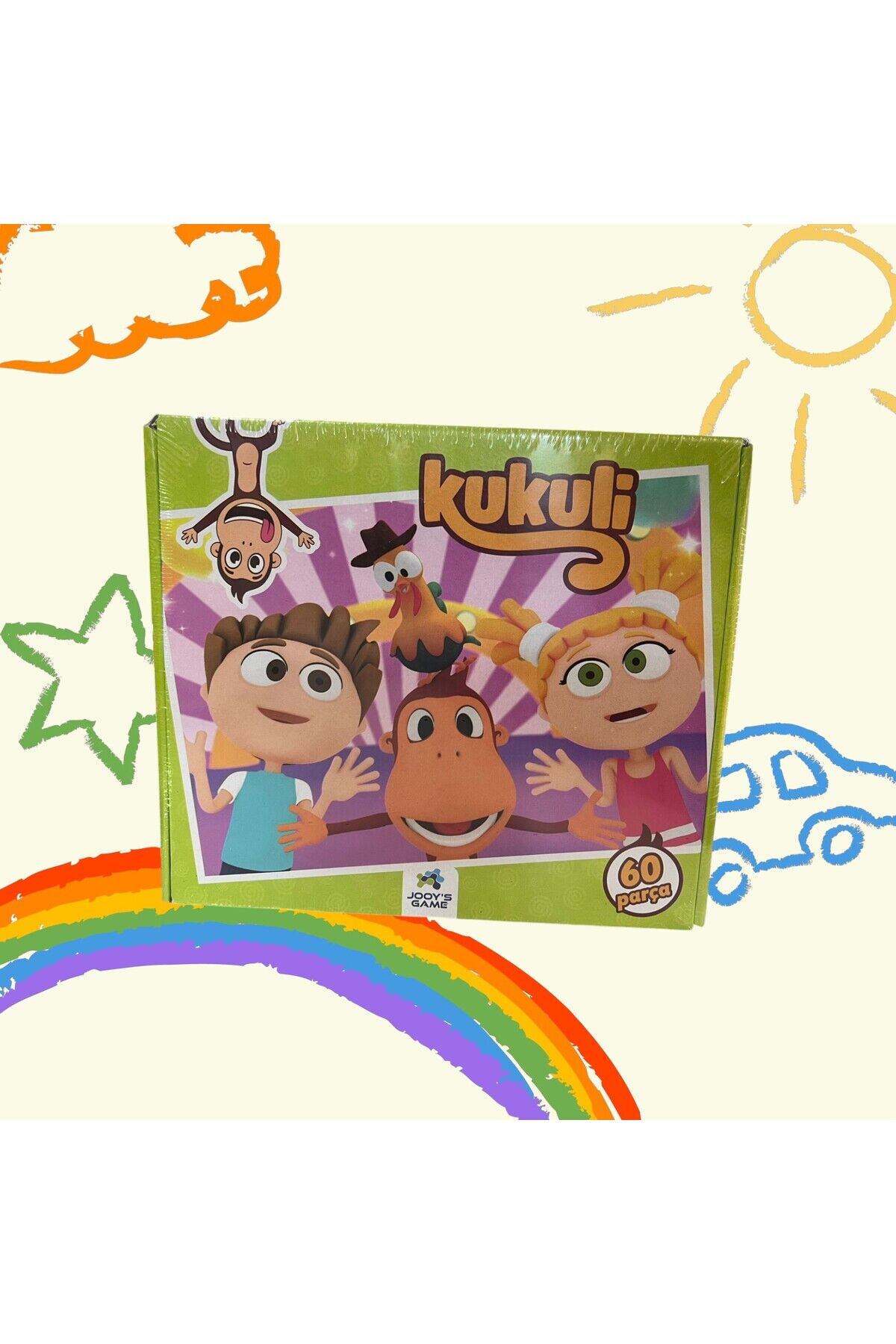 KUKULİ 60 PARÇA PUZZLE  YAP BOZ SETİ