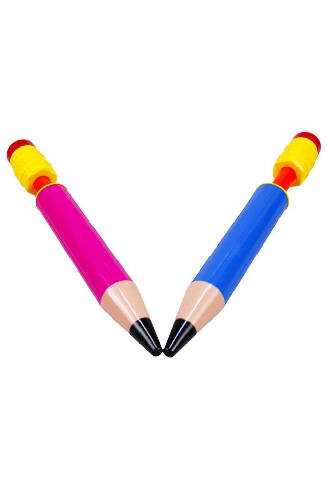 KALEM ŞEKİLLİ SU POMPASI  44 CM DENİZ HAVUZ SU OYUNCAĞI ALTIGEN WATER PUMP MAVİ PEMBE