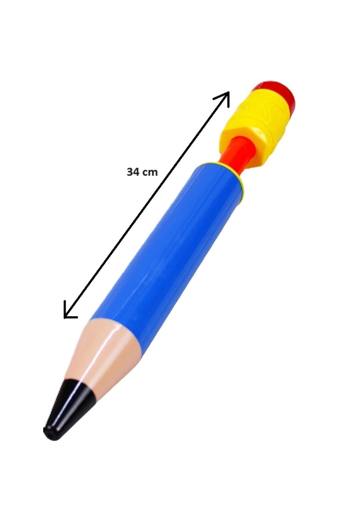 KALEM ŞEKİLLİ SU POMPASI  44 CM DENİZ HAVUZ SU OYUNCAĞI ALTIGEN WATER PUMP MAVİ PEMBE