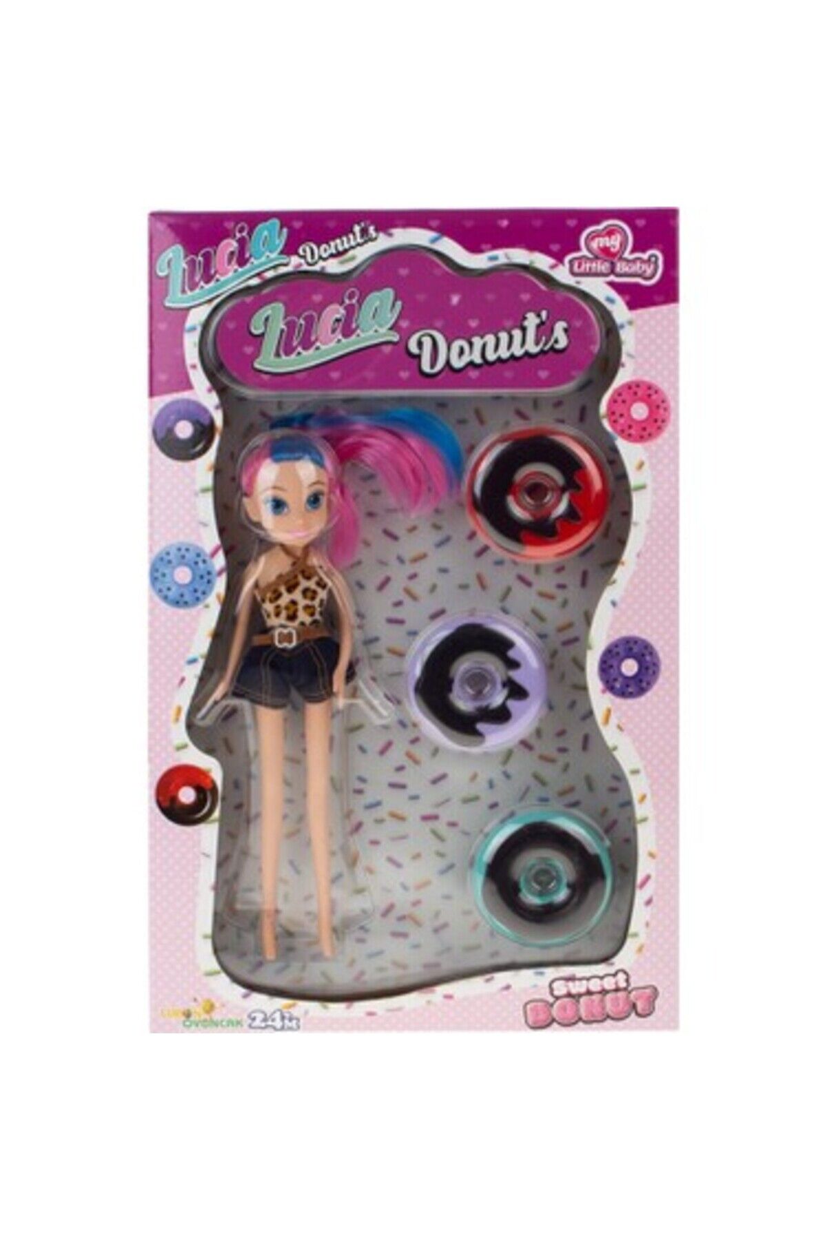 LİMON OYUNCAK LUCIA DONUT'S ÇOCUK EĞLENCELİ BEBEK SETİ