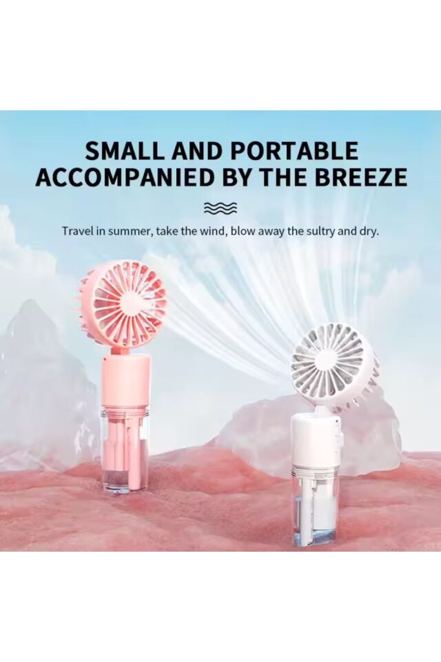 MİNİ FAN SU BUHARLI BOYUN ASKILI 4 KADEMELİ SOĞUTUCU  MİNİ VANTİLATÖR