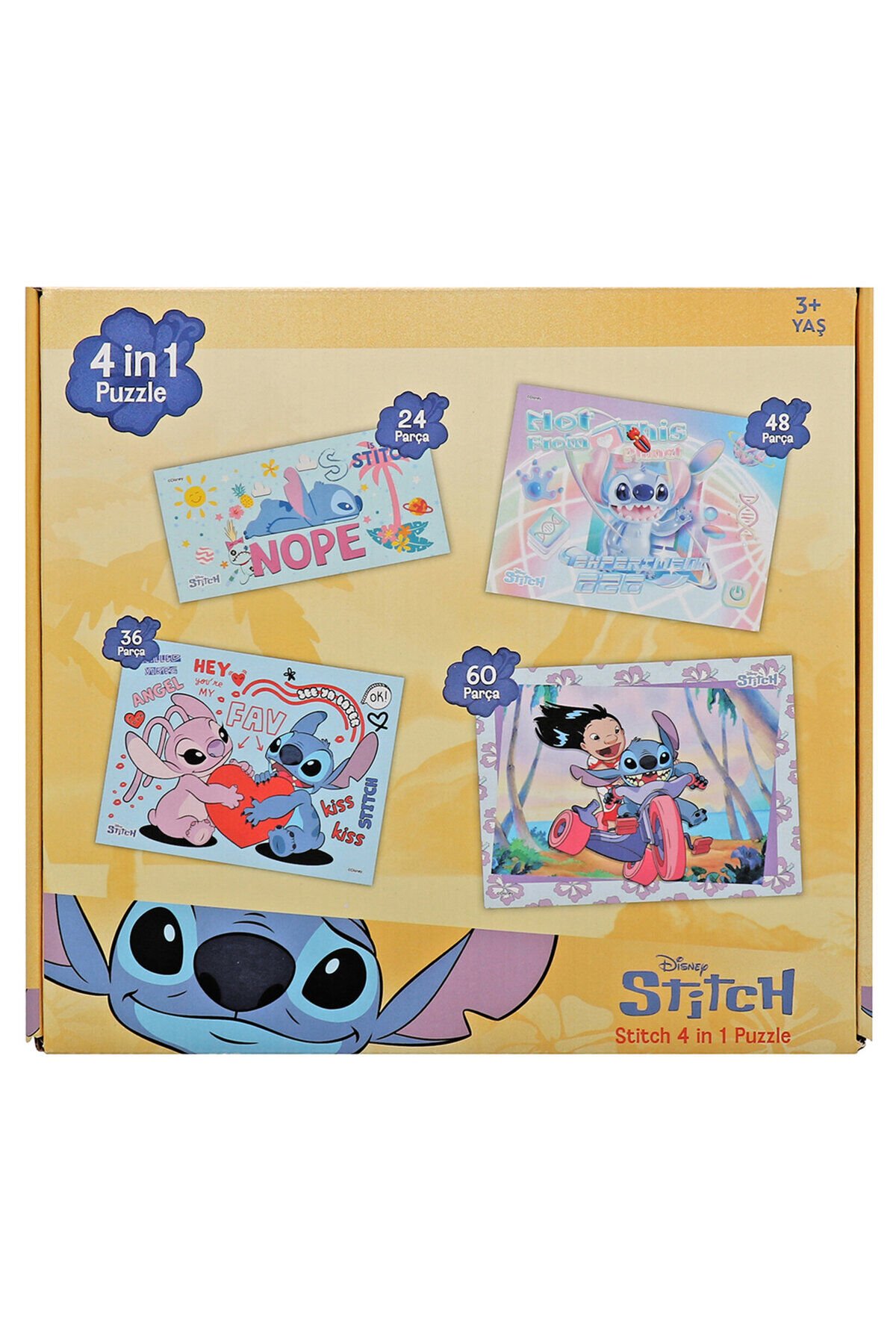 DİSNEY STİTCH 4 İN 1 PUZZLE YAP BOZ