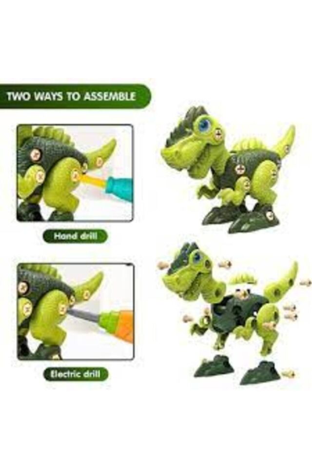 Sunman Sök Tak Dinozor Ve Hareketli Matkap Seti