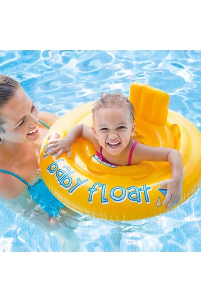 , İNTEX 56585EE WET SET COLLECİTON SARI BABY FLOAT 70 CM 6-12M