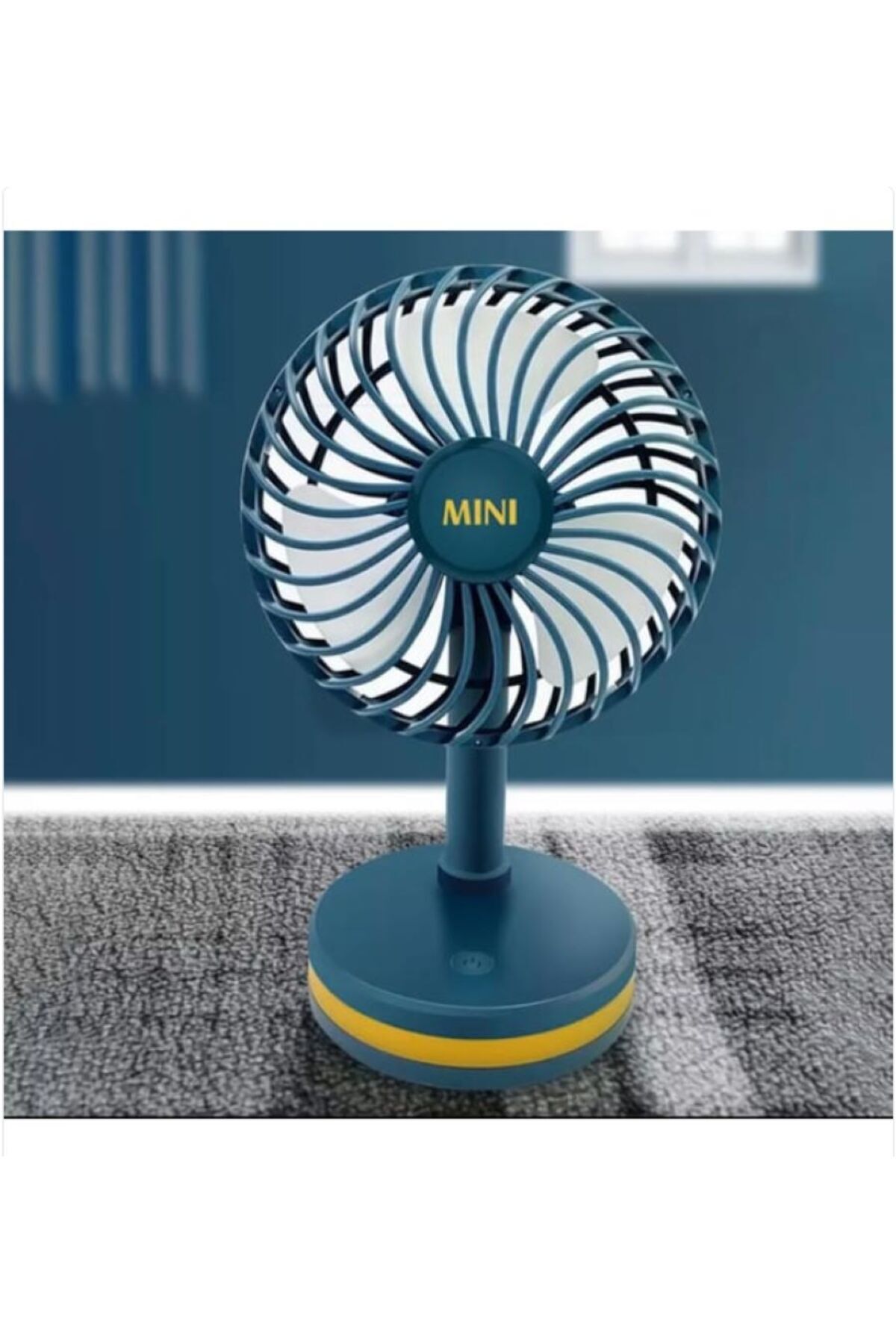 MİLKY ADA TOYS IŞIKLI MASAÜSTÜ ŞARJ EDİLEBİLİR MİNİ FAN VANTİLATÖR SOĞUTUCU
