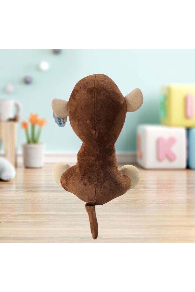 PUFFY FRİENDS MONKEY SEVİMLİ OYUN VE UYKU ARKADAŞIM MAYMUN 35 X 30 CM