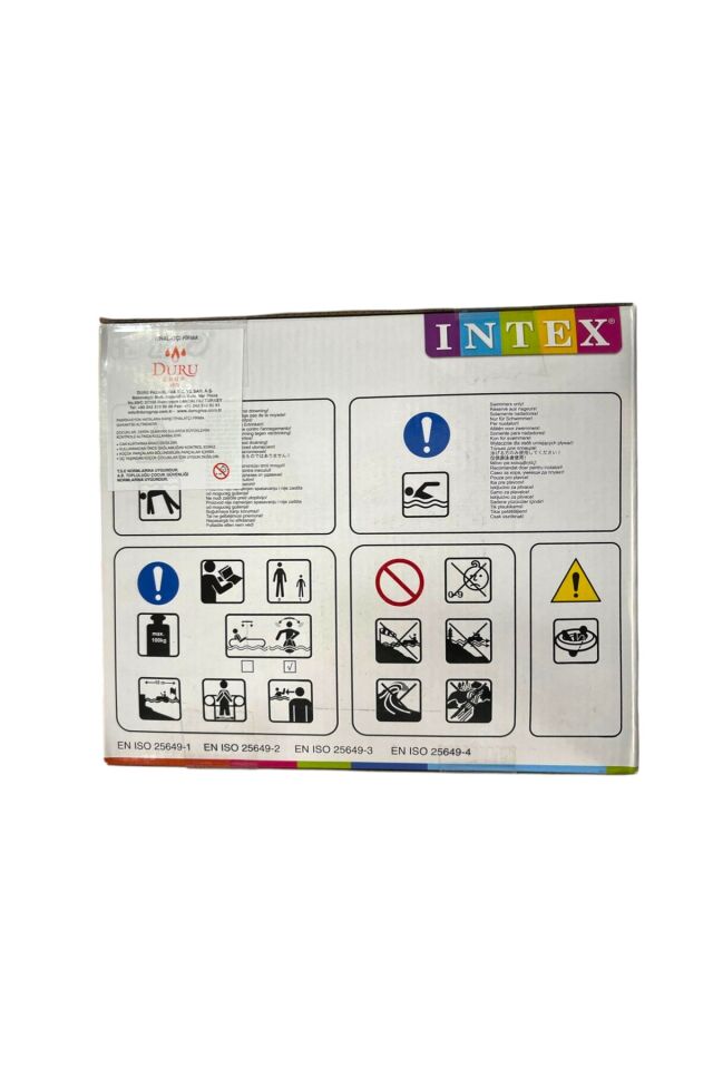 renk girdabı jumbo şişme el tutmalı yüzme simidi color whirl 122 cm 58202 9+