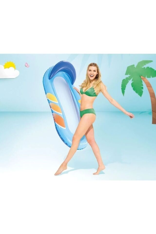 Wet Set Collection fileli yatak 160 x 84 cm Mavi