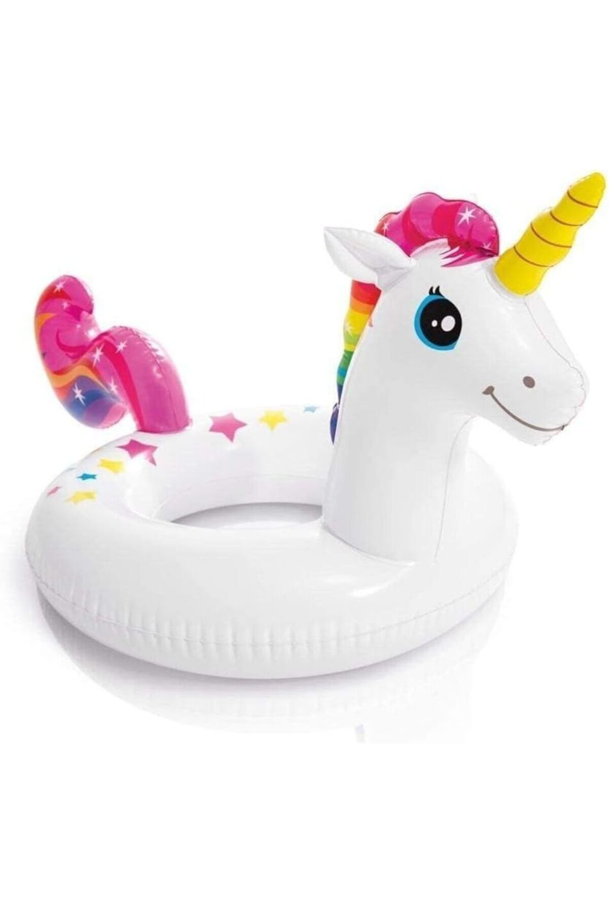 İNTEX HAYVAN FİGÜRLÜ SİMİT 58221 TİMSAH-DODO-ASLAN-LAMA-UNICORN RENKLİ DENİZ HAVUZ SİMİDİ 3-6 YAŞ