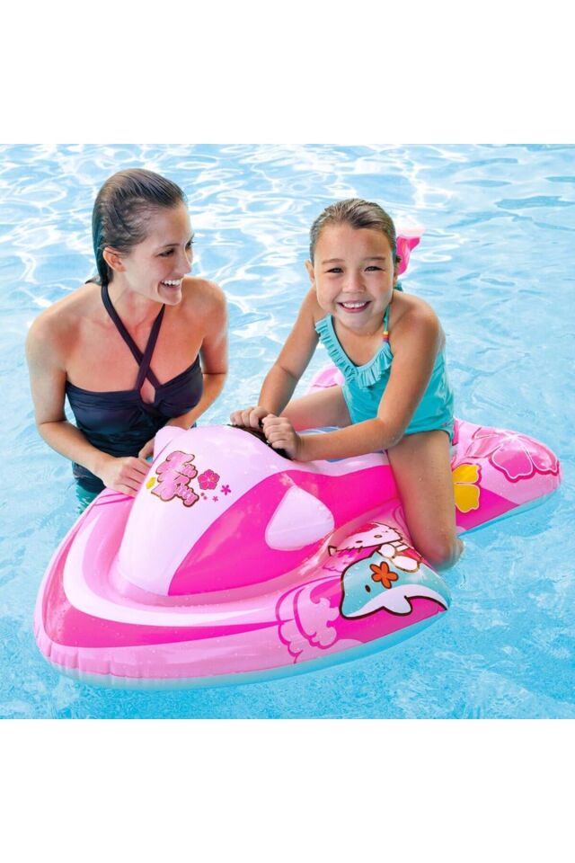 İntex 57522 Hello Kitty Çocuk Binici 117x77Cm jet ski