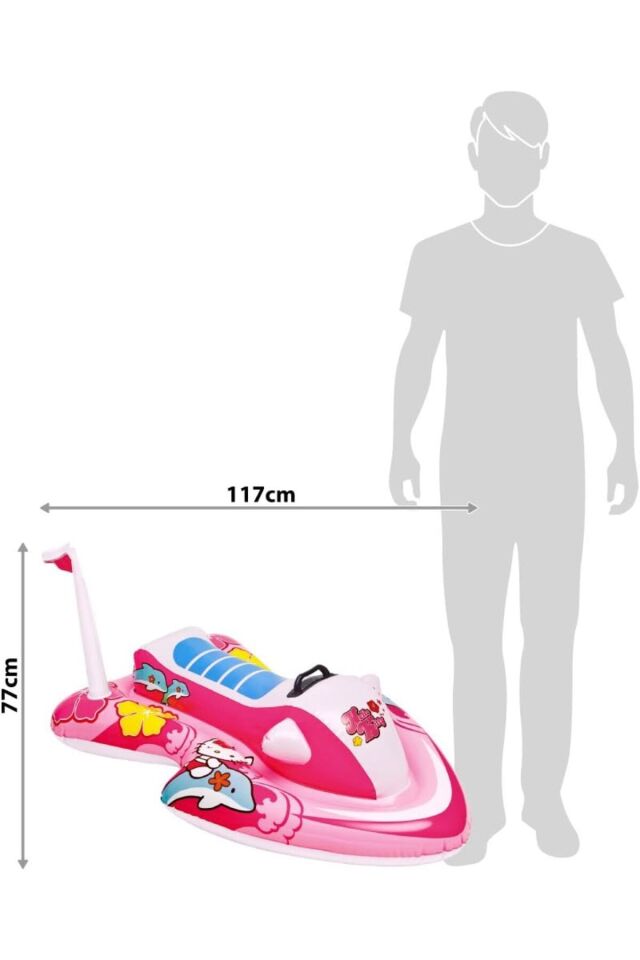 İntex 57522 Hello Kitty Çocuk Binici 117x77Cm jet ski