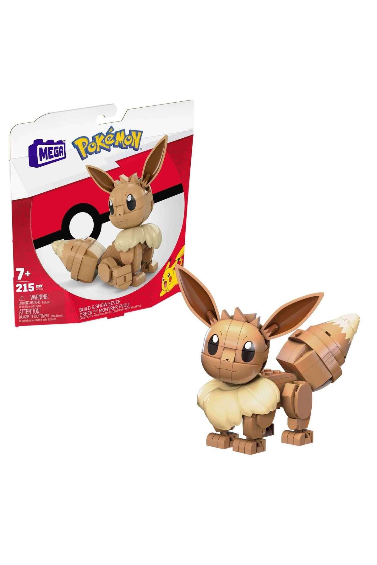 MEGA POKEMON YAP ve OYNA FİGÜRLER EEVEE 215 PARÇA