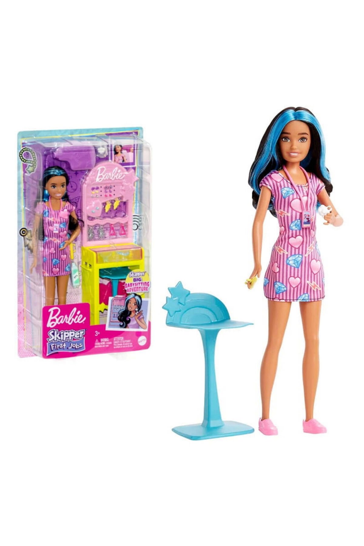 Barbie Skipper'ın Takı Standı Oyun Seti HKD78