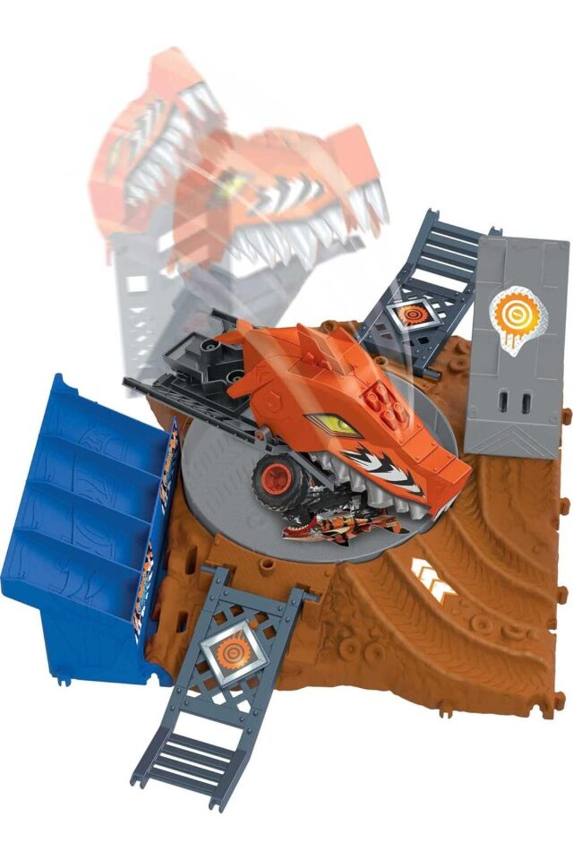 HW MNSTR TRUCK ARENA SMSHRS TİGER SHARK SPIN-OUT CHALLENGE 4+
