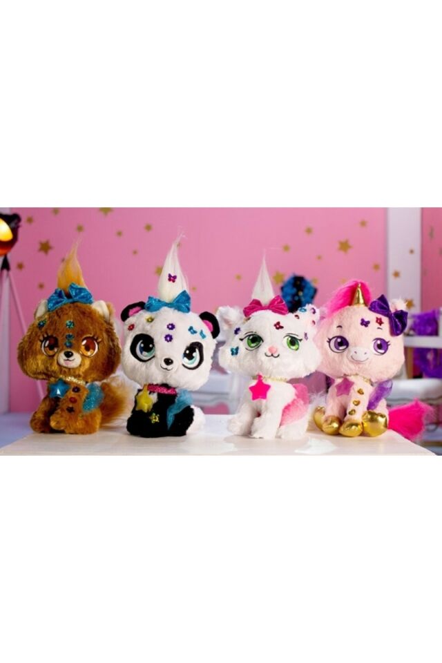 PRESTİJ OYUNCAK SHIMMER STARS PET PELUŞ OYUNCAK 30 CM KÖPEK-KEDİ-PANDA