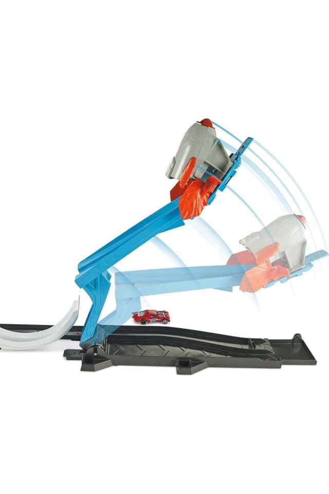 Hotwheels Roket Fırlatan Aksiyon Yarış Seti