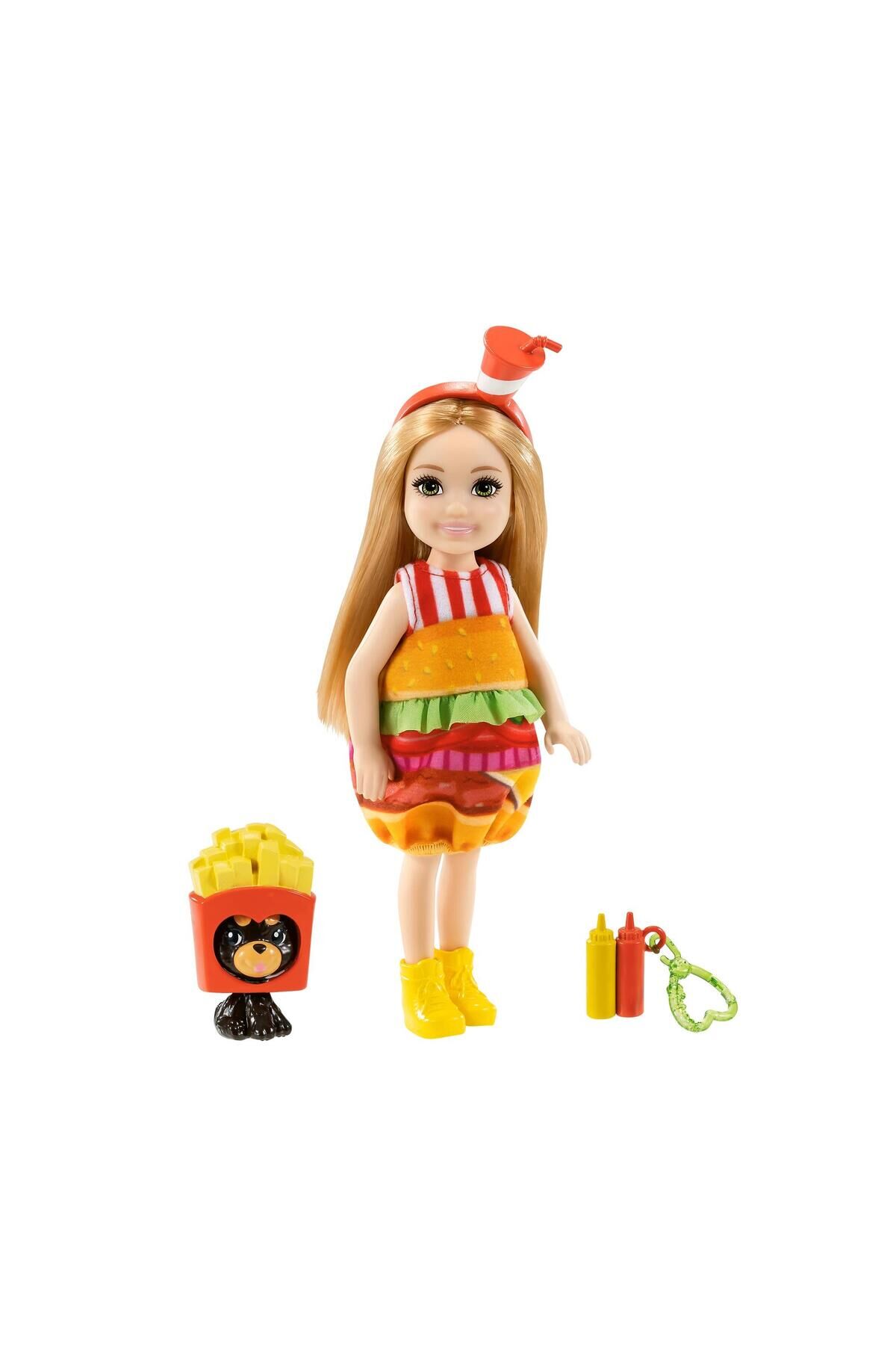 Club Chelsea Kostümlü Bebek Serisi Hamburger Bebek GRP69