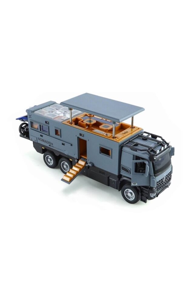 XHD-B3217 -Vardem Çek Bırak Işıklı ve Sesli Model Motorlu Karavan 1:24