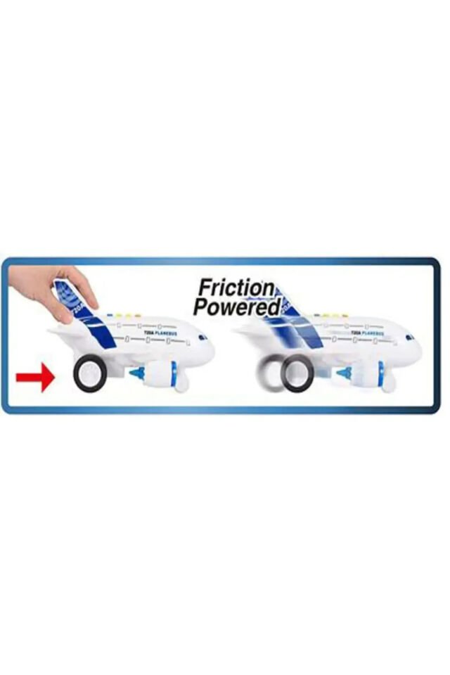 SESLİ IŞIKLI AVIATION 710A PLANEBUS UÇAK 1:200 ÖLÇEK