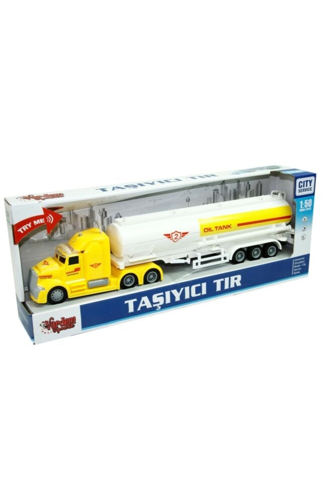 VARDEM YAKIT TANKERİ TAŞIYICI TIR OIL TANK SESLİ IŞIKLI 1:50 ÖLÇEK  36 CM 3+ YAŞ