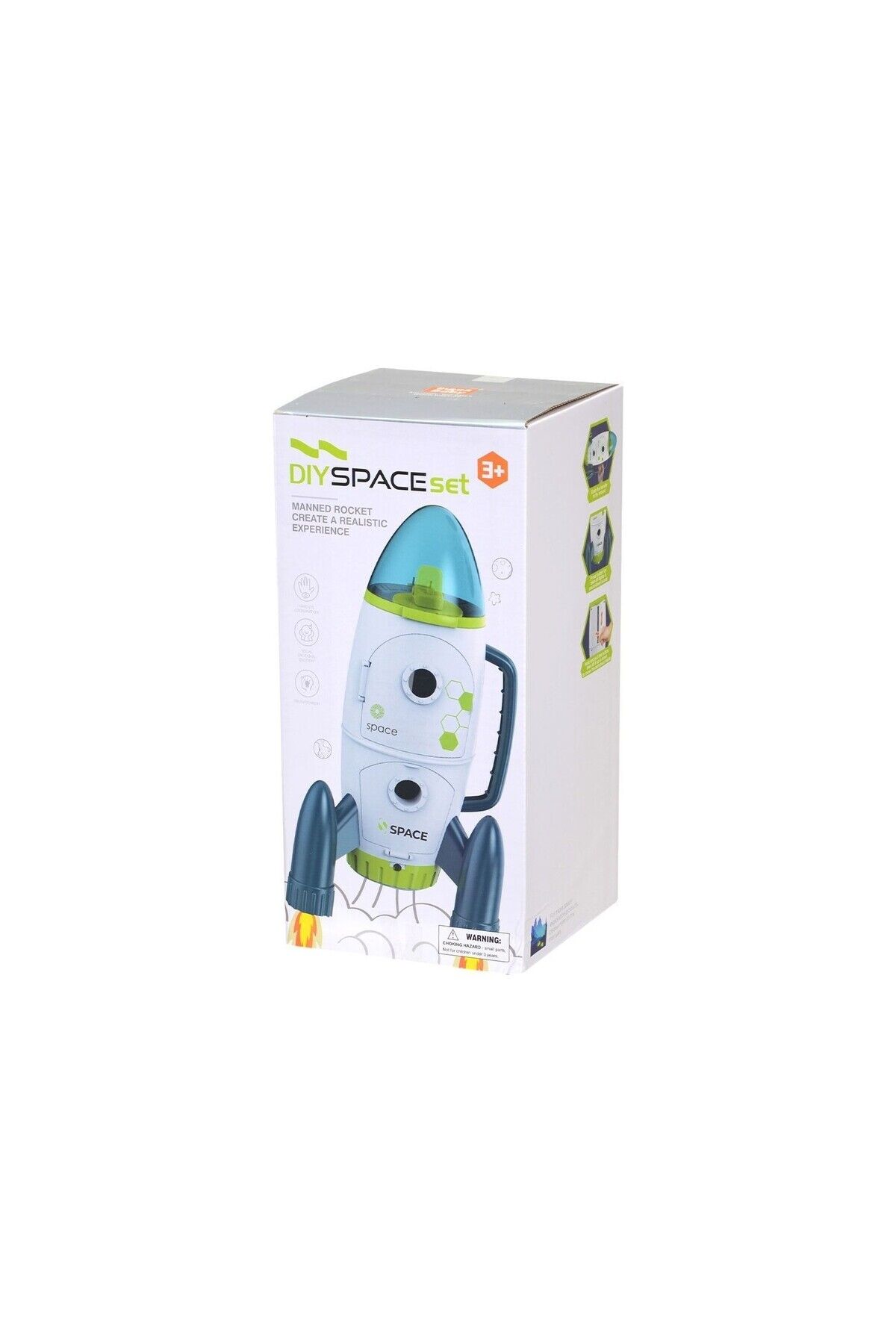 DIY SPACE SET UZAY ARAŞTIRMA ROKETİ UZAY ARAÇLARI SETİ SESLİ