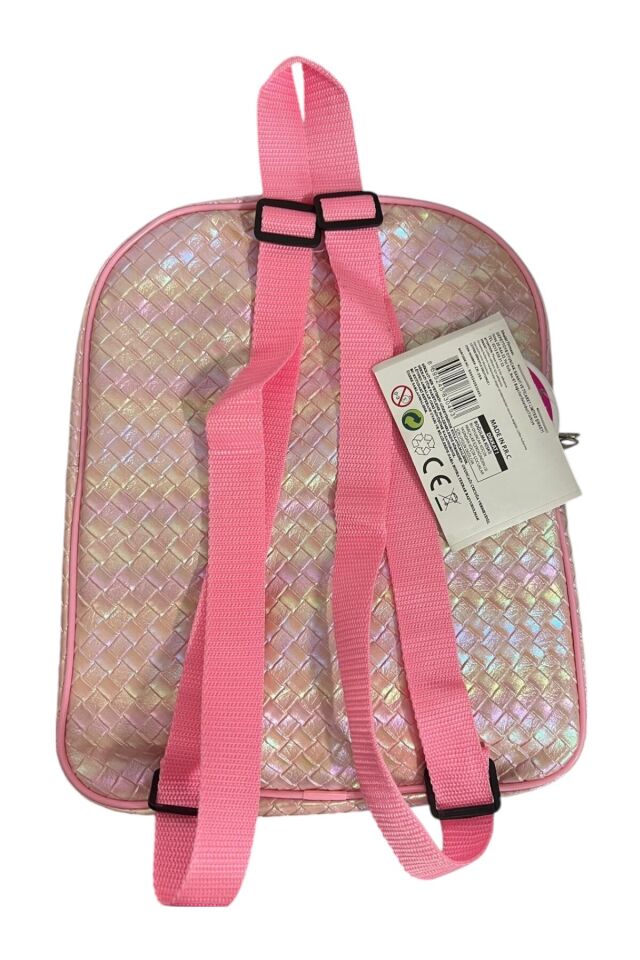 Bloomie Sırt Çantalı Çocuk Makyaj Güzellik Seti Sürülebilir, Stickerlı Makyaj Malzemeleri 30X20 cm