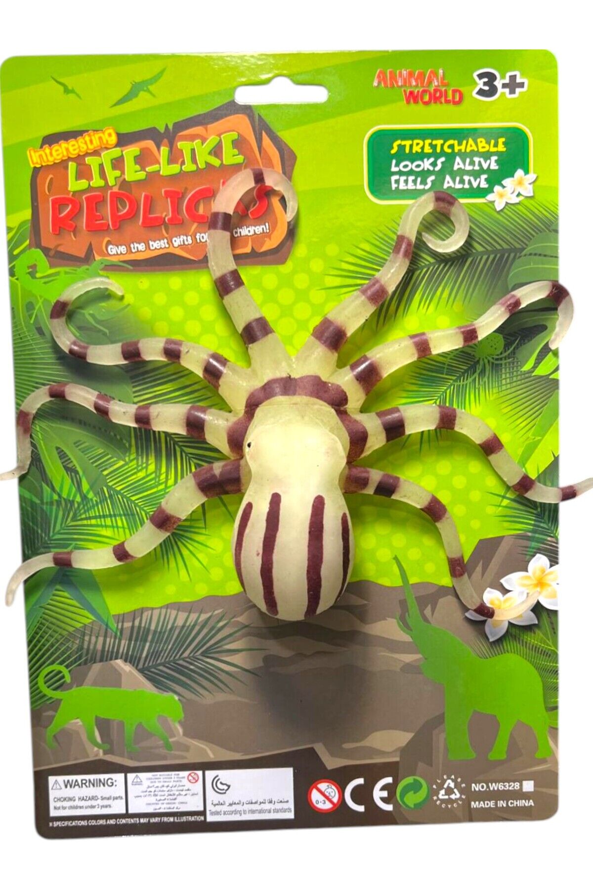 ESNEK HAYVANLAR EKLEM BACAKLAR 3 ASORTİ AHTAPOT ESNEK OYUNCAKLAR 18x12 cm