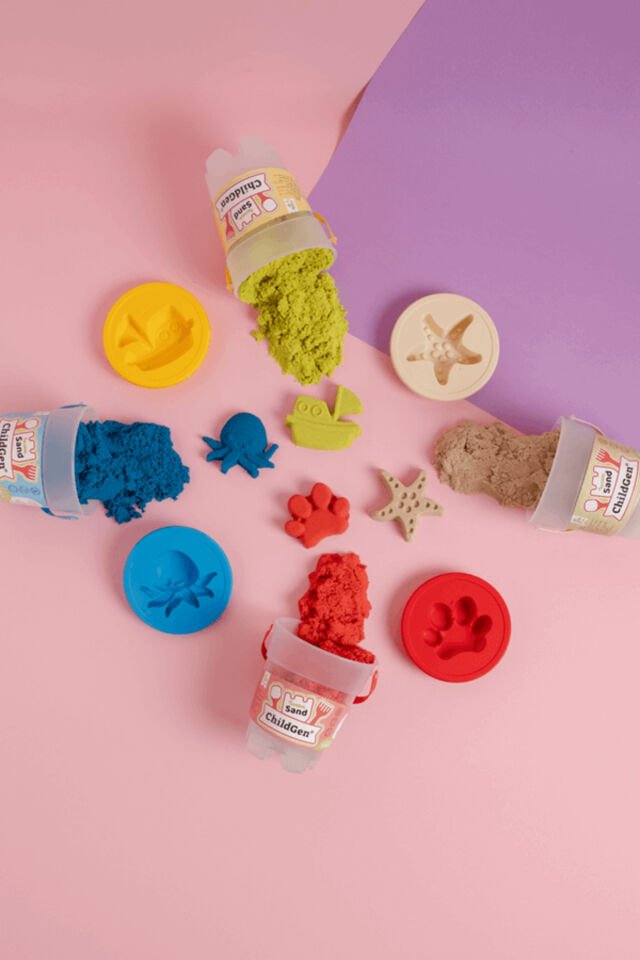 Doğal Kinetik Kum 500gr - Sarı