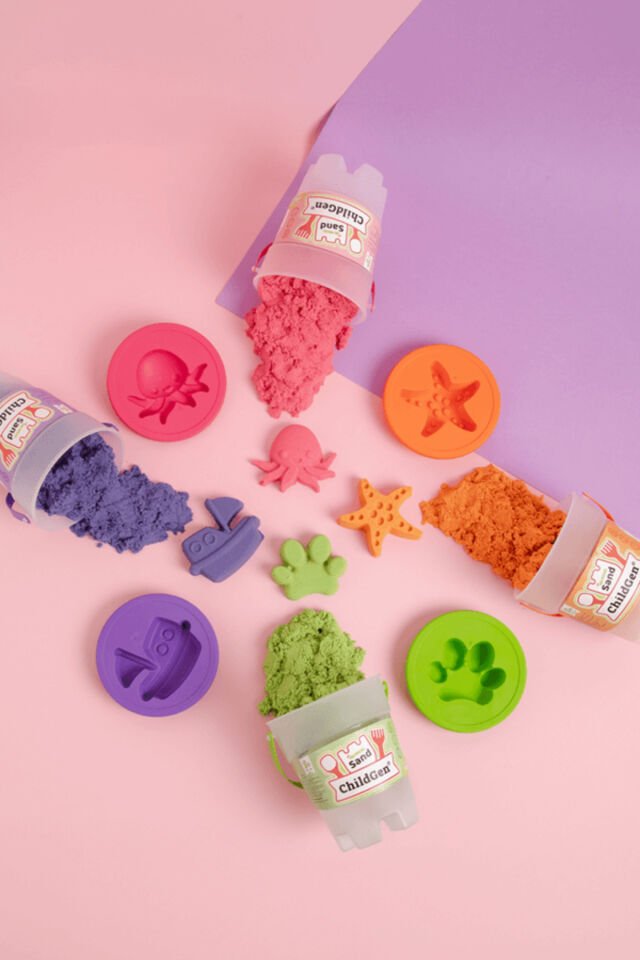 Doğal Kinetik Kum 500gr - Sarı