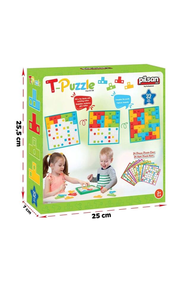 T Puzzle 32 parça 3+ yaş