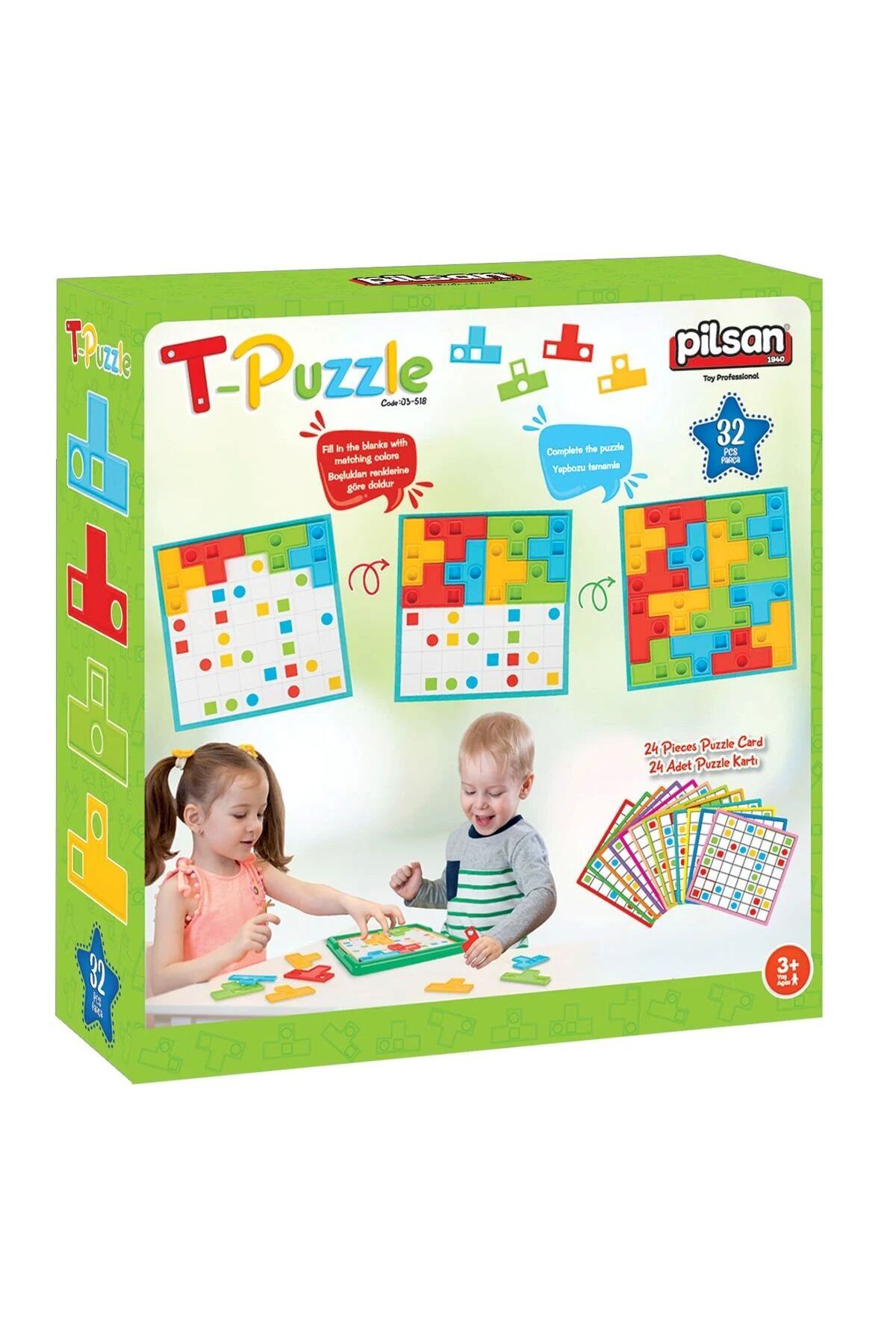 t puzzle 32 parça 3+ yaş