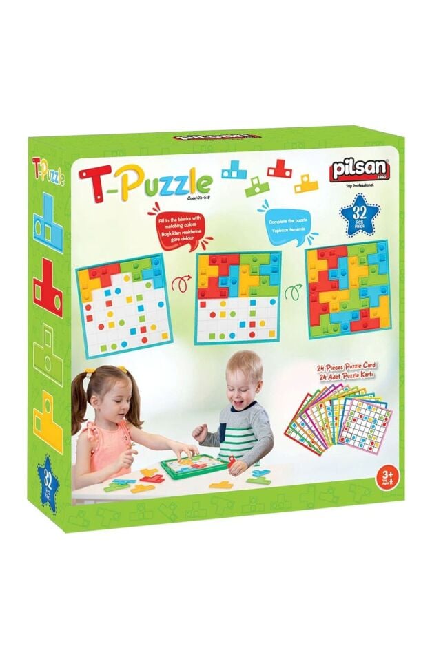t puzzle 32 parça 3+ yaş